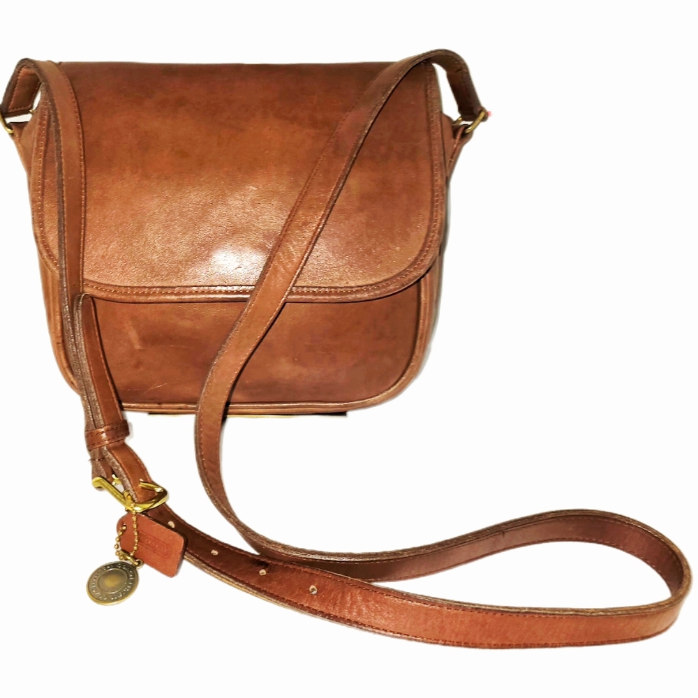 Coach Vintage Cafe British Tan Leather Crossbody Bag